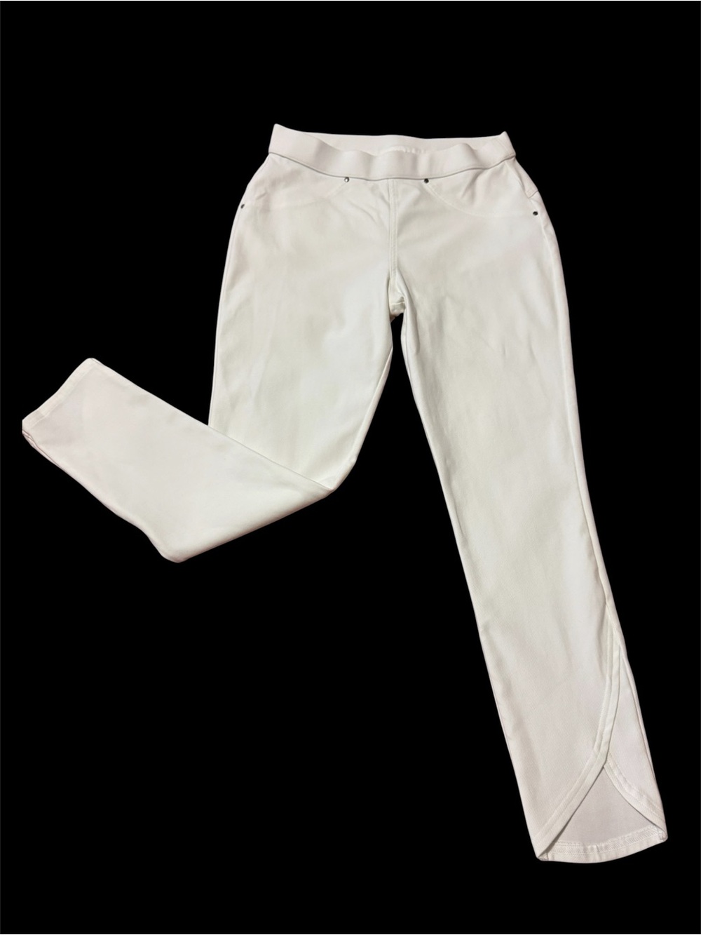 Nordstrom White Women's Pull-On Performance Pants Size:S